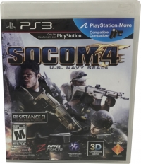 SOCOM 4: U.S. Navy SEALs (Resistance 3) [CA] Box Art