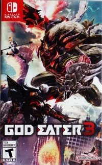 God Eater 3 (Bandai Namco red/black logo) Box Art