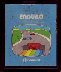 Enduro (Dynacom / blue label) Box Art