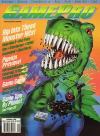 GamePro September 1990 Box Art
