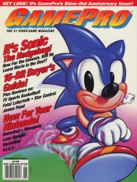 GamePro June 1991 Box Art