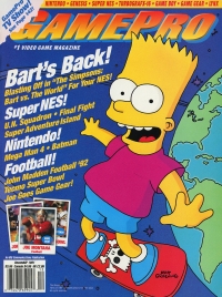 GamePro December 1991 Box Art