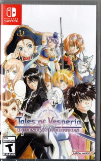 Tales of Vesperia: Definitive Edition (New Bandai Namco logo) Box Art