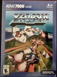 Xevious (blue box) Box Art