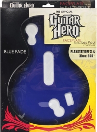 RedOctane The Official Guitar Hero Faceplate for the Les Paul Controller (Blue Fade) Box Art
