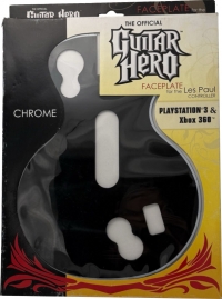 RedOctane The Official Guitar Hero Faceplate for the Les Paul Controller (Chrome) Box Art