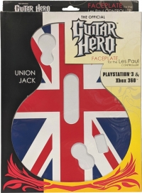 RedOctane The Official Guitar Hero Faceplate for the Les Paul Controller (Union Jack) Box Art