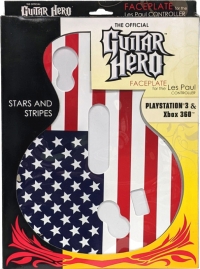 RedOctane The Official Guitar Hero Faceplate for the Les Paul Controller (Stars and Stripes) Box Art