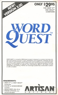 Word Quest Box Art