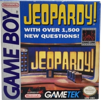 Jeopardy! (dual color GameTek logo / N. Miami Beach, FL) Box Art