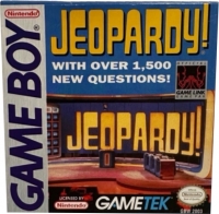 Jeopardy! (dual color GameTek logo / Sausalito, CA) Box Art