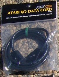 Atari CX81 I/O Data Cord Box Art