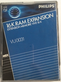 Philips VU0031 16K RAM Expansion Box Art