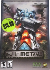 Gun Metal (mech cover / logo bottom) Box Art