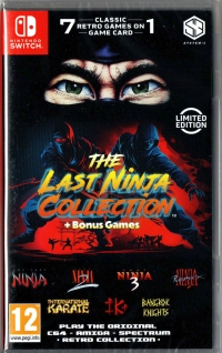 Last Ninja Collection + Bonus Games, The - Limited Edition Box Art