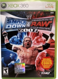 WWE SmackDown vs. Raw 2007 (Exclusive Codes) Box Art
