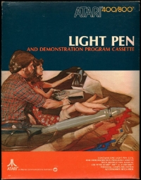 Atari Light Pen and Demonstration Program Cassette Box Art