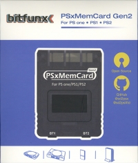 Bitfunx PSxMemCard Gen2 Box Art