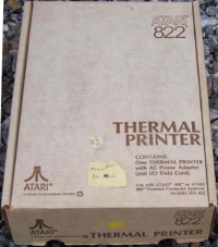 Atari 822 Thermal Printer Box Art
