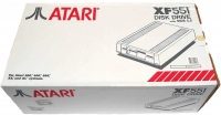 Atari XF551 Disk Drive with DOS 2.5 Box Art