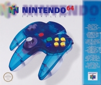 Nintendo 64 Controller (Clear Blue) [EU] Box Art