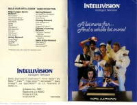 Intellivision Catalog - 1981 Box Art