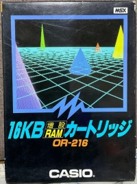 Casio 16KB RAM Cartridge Box Art
