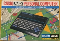 Casio MSX Personal Computer MX-10 (MX-10 RD) Box Art
