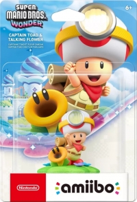 Super Mario Bros. Wonder - Captain Toad & Talking Flower Box Art