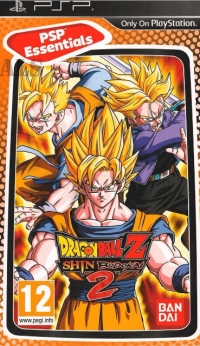 Dragon Ball Z: Shin Budokai 2 - PSP Essentials Box Art
