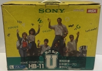 Sony Hit Bit U Home Computer HB-11 (blue console) Box Art
