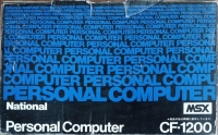National Personal Computer CF-1200 (red console) Box Art