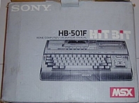 Sony Hit Bit Home Computer HB-501F Box Art