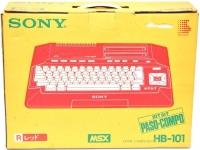 Sony Hit Bit Paso-Compo Home Computer HB-101 (R) Box Art