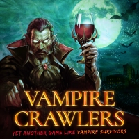 Vampire Crawlers: The Turbo Wildcard from Vampire Survivors Box Art