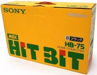 Sony Hit Bit Home Computer HB-75 (B) Box Art