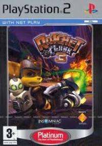 Ratchet & Clank 3 - Platinum [NL][DE][IT][FR] Box Art