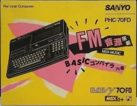 Sanyo Wavy 70FD Personal Computer PHC-70FD Box Art