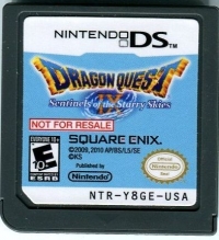 Dragon Quest IX: Sentinels of the Starry Skies (Not for Resale) Box Art