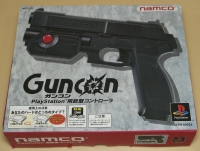 Namco GunCon (black / 146 and 222) Box Art