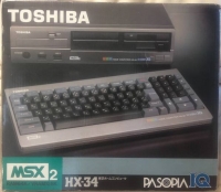 Toshiba Pasopia IQ HX-34 Box Art
