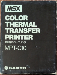 Sanyo Color Thermal Transfer Printer Box Art