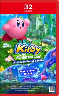 Kirby and the Forgotten Land: Nintendo Switch 2 Edition + Star-Crossed World Box Art