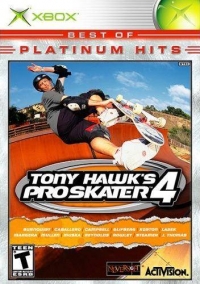 Tony Hawk's Pro Skater 4 - Best of Platinum Hits Box Art