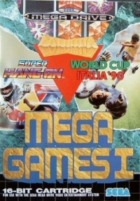Mega Games I (carts on back) Box Art