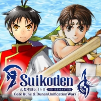 Suikoden I & II HD Remaster for Nintendo Switch 2: Gate Rune and Dunan Unification Wars Box Art