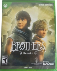 Brothers: A Tale of Two Sons Remake Box Art