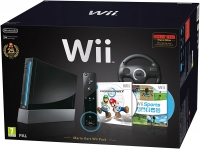 Nintendo Wii - Mario Kart Wii Pack (black / 25th Anniversary) Box Art