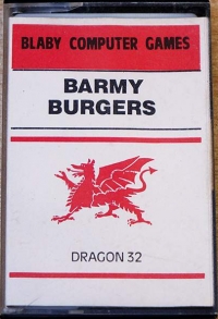 Barmy Burgers (red cover) Box Art