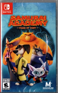 Samurai Academy: Paws of Fury Box Art